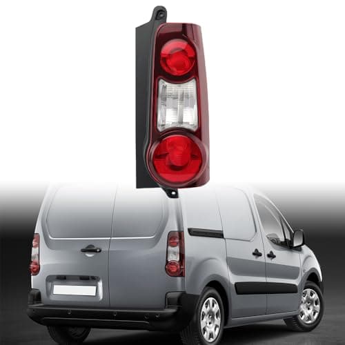 Image of Halogen Right O/S Driver Side Tail Rear Light Fits For Peugeot Partner Van MK2 2012-2019 Brake Lamp 9677205580 UK