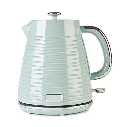 Image of Haden Devon Green Kettle - 1.7L Capacity, BPA-Free - Auto-shutoff & Boil-Dry Protection - Cordless Design - 3000W Fast Boil Kettle - Removable Filter