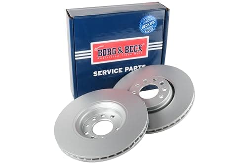 Image of Borg & Beck BRAKE DISC PAIR Vauxhall Astra Zafira Turbo 0