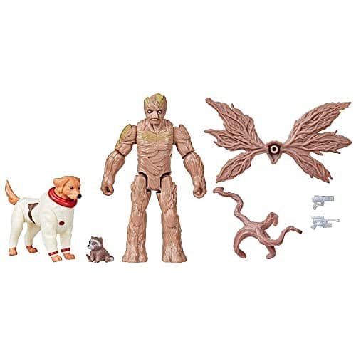 Image of Marvel Guardians of the Galaxy Vol. 3 Action Figures, Groot, Baby Rocket Cosmo Action Figures