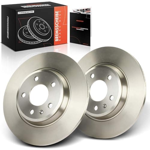Image of Frankberg Brake Disc Set incl. 2x Discs Rear Solid Ø300mm Compatible with A4 Avant 8K5 A6 Avant 4G5 4GD Q5 8RB A4 8K2 A4 Allroad Replace# 8K0615601M,8K0615601J