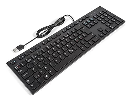 Image of Dell KB216 NORDIC Slim Office Multimedia Keyboard BLACK