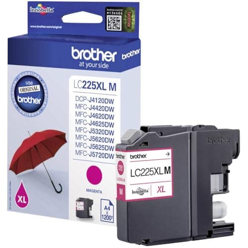 Image of Brother LC225XL- Magenta - original - ink cartridge - for Brother DCP-J4120, J562, MFC-J4625, J480, J5320, J680, J880, Business Smart MFC-J4420