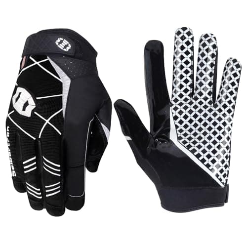 Image of Seibertron Pro 3.0 Elite Ultra-Stick Sports Receiver Glove American Football Gloves Youth and Adult Black M