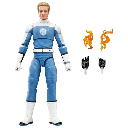 Image of Marvel Legends Series Johnny Storm Action Figure, Blue