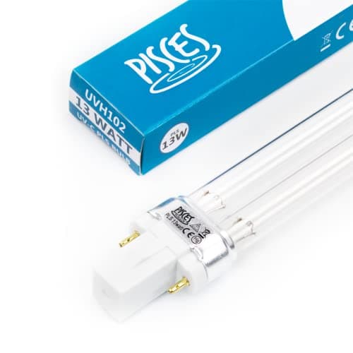 Image of Pisces 13w Watt Replacement UV PLS Pond Bulb Spare 186mm UVC Lamp Filter with G23 Fitting for Hozelock Easyclear 9000
