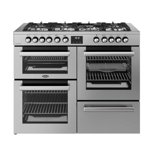 Image of Belling Cookcentre 110cm Dual Fuel Range Cooker - Stainless