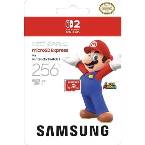 Image of Samsung microSD Express Card 256GB for Nintendo Switch 2