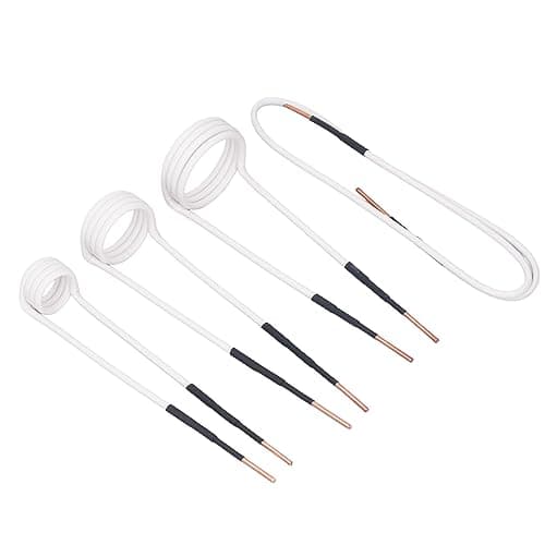 Image of Induction Heater Coil Kit 2.5mm Brass, 20mm, 30mm, 40mm, 750mm, High Frequency Coils for Rusty and Nut Removal