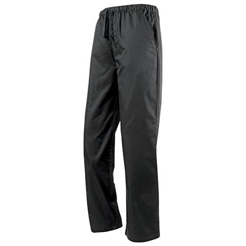Image of Premier Essential Unisex Chefs Trouser/Catering Workwear (XL) (Black)