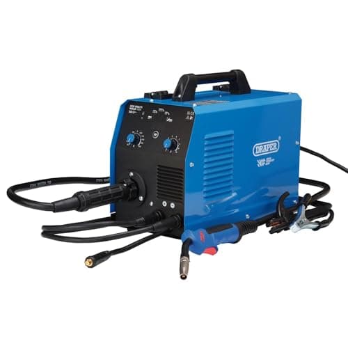 Image of Draper 70047 Gas/Gasless MIG Inverter Multi-Welder DTi, 160A, Blue, One Size