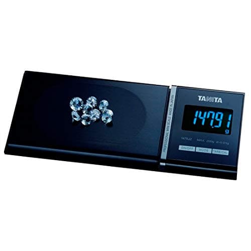 Image of Tanita Mini LED Scale, 0.2 kg Capacity, Portable and Lightweight, for Envelopes, Jewellery