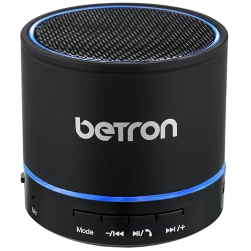 Image of Betron KBS08 Bluetooth Speaker, Wireless, Portable, Mini, Titanium