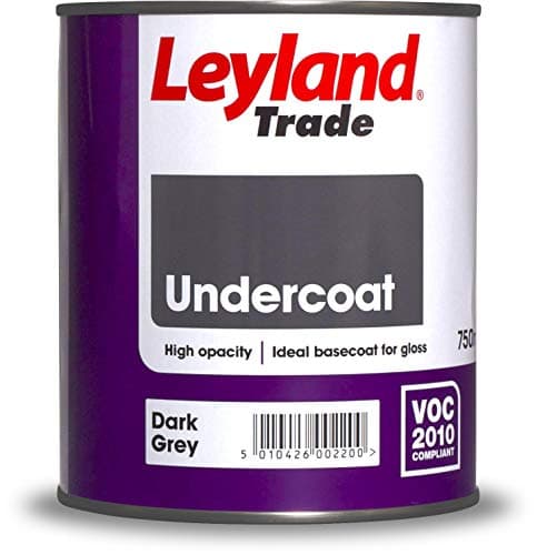 Image of Leyland Trade Undercoat - Dark Grey 750ml