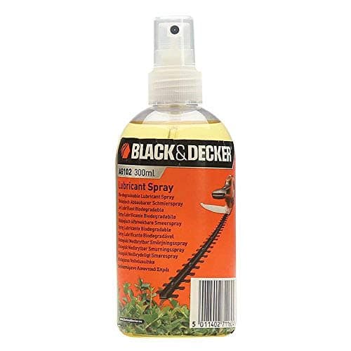 Image of Black & Decker Hedge Trimmer Oil Lubricant Spray for All Hedge Trimmers/Shears/Shrubbers