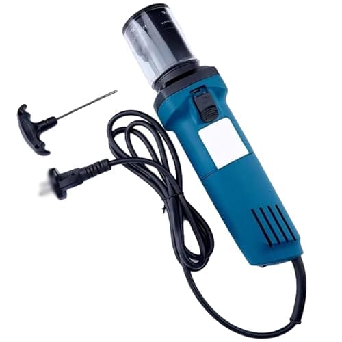 Image of Electric Tungsten Electrode Sharpener, 6 Sizes 4 Angles, 5000-30000rpm Adjustable, Flat Grinding Block & Cutting Slot, for TIG Welding & Rotary Tools