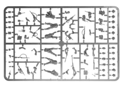 Image of Warlord Games Bolt Action German Army - Afrika Korps Plastic Frame/Sprue