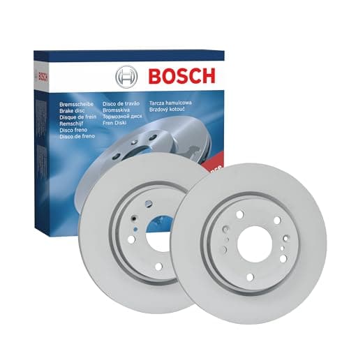 Image of Bosch BD2179 Brake Disc Set - 280 mm Vented High-Carbon Disc - Front Axle - ECE-R90 Certified - Great Cooling and Noise Suppression, Advanced Corrosion protected - 1 Set of 2 Discs