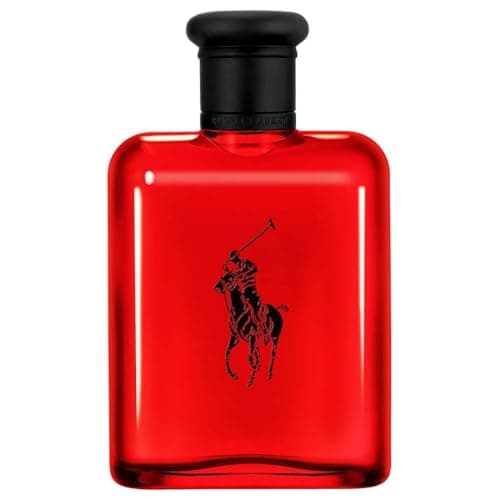 Image of Ralph Lauren Polo Red Eau de Toilette, Aftershave for Men, Fresh Woody Spicy Scent with Saffron, Red Grapefruit, Deep Redwood, Medium Intensity, Luxury Perfume for Men