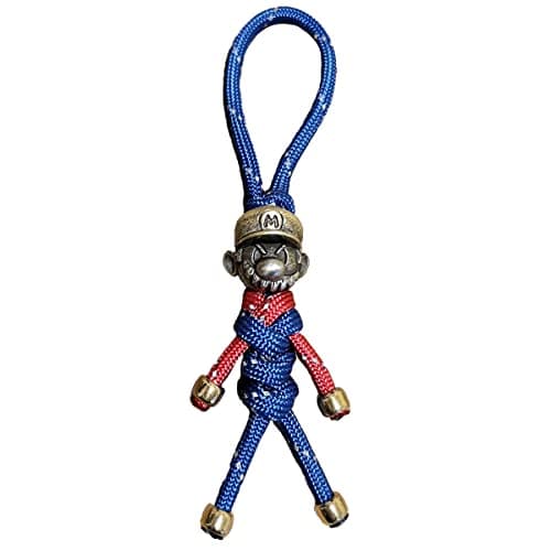 Image of BSGB Handcrafted Lanyards Paracord Bead Super Mario Charms fit EDC Accessories for Pendant Buckle Keychain Pendant Knife Lanyard Zipper Pull