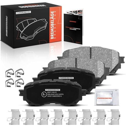 Image of Frankberg Brake Pad Set incl. 4x Pads Front Compatible with 6 Estate GJ GL 6 Saloon GJ GL Replace# GHY93328ZB,GHY93328ZC