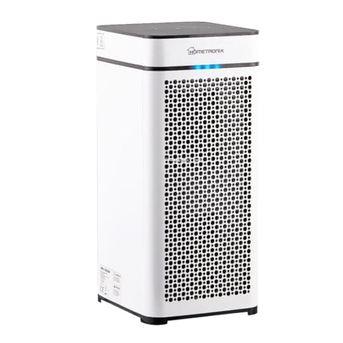 Image of HomeTronix Air Purifier for 2000 sq ft Home – Advanced 4-Stage Filtration with Pet Dander Filter, 99.97% Pollen Odour Particle Capture, 360m³/h CADR, 4 Fan Speeds, Air Quality Indicator