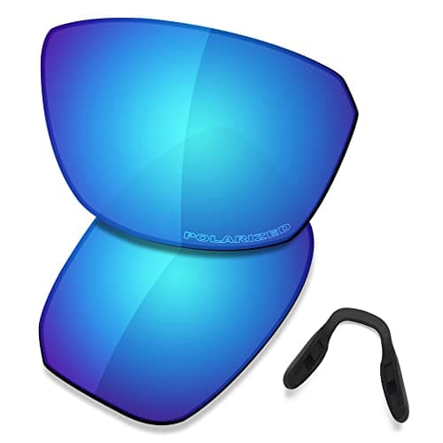 Image of Saucer Premium Replacement Lenses & Nosepads for Oakley Split Shot OO9416 Sunglasses High Defense - Glacier Blue Polarized