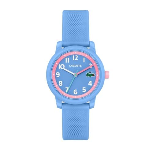 Image of Lacoste Analogue Quartz Watch for Kids LACOSTE.12.12 Kids Collection with Blue Silicone Bracelet - 2030041