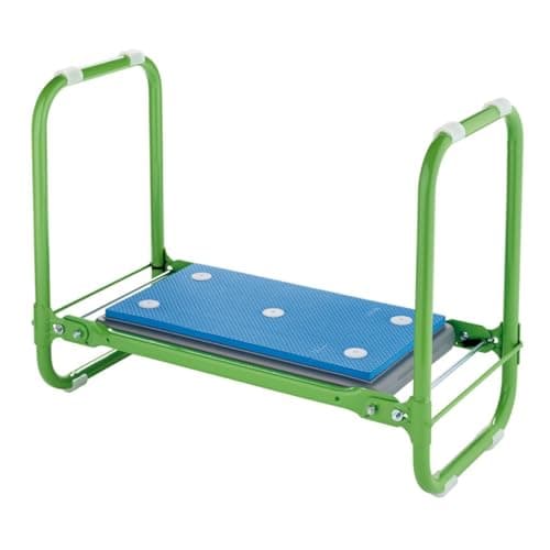 Image of Draper 2-in-1 Folding Garden Kneeler | Gardening Seat with Handles | Outdoor Planting Kneeling Pad | Allotment Stool | Iron Tubular Frame | 64970