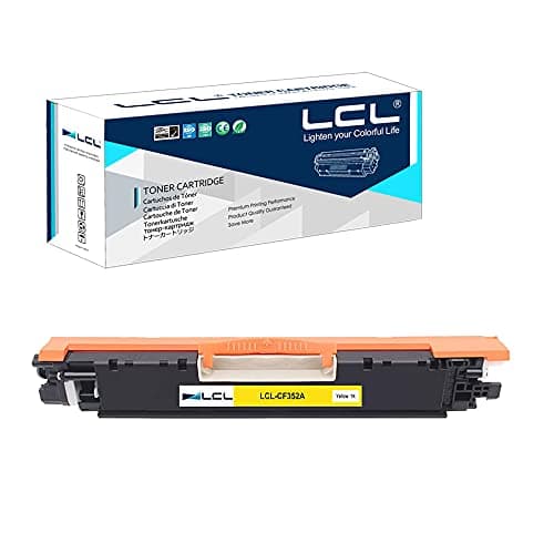 Image of LCL Remanufactured 126A 130A CE312A CF352A Toner Cartridge (1PK Yellow) Replacement for HP Color LaserJet Pro MFP M176 M176FN M177 M177FW M176n Laserjet Pro CP1020 CP1025 CP1025nw LaserJet MFP M175