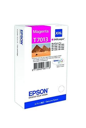 Image of Epson T7013 Magenta Genuine, XXL High Yield Ink Cartridge DuraBrite Ultra
