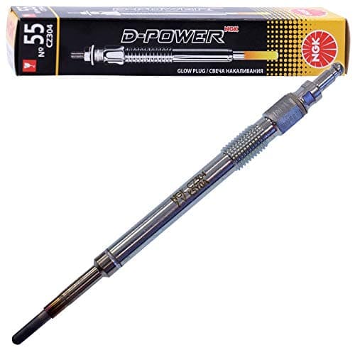 Image of NGK 9864 D-Power 55 Glow Plug, silver