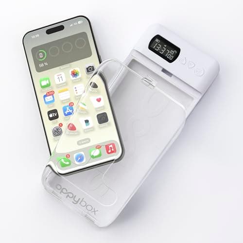 Image of Oppys - OppyBox – Phone Lock Box with Timer, Phone Jail - ADHD Friendly - Screen Time Control for Improving Life Habits – Helps Reducing Levels of Anxiety, Stress & Depression