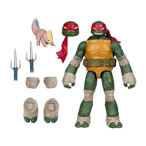 Image of McFarlane Teenage Mutant Ninja Turtles (Page Punchers) Raphael 5in Action Figure with Comic Toys