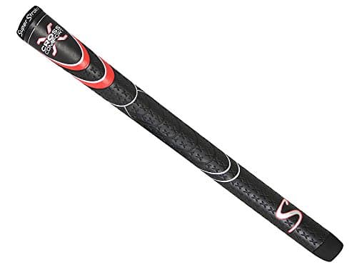 Image of Super Stroke Unisex Adult Cross Comfort Golf Iron Grip - Black/Red, One Size