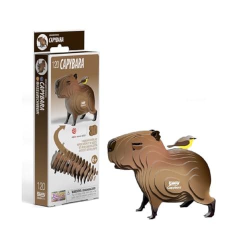 Image of EUGY Capybara 120 3D Model Craft Kit