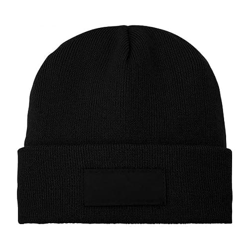 Image of Bullet Boreas Beanie with Patch (One Size) (Solid Black)