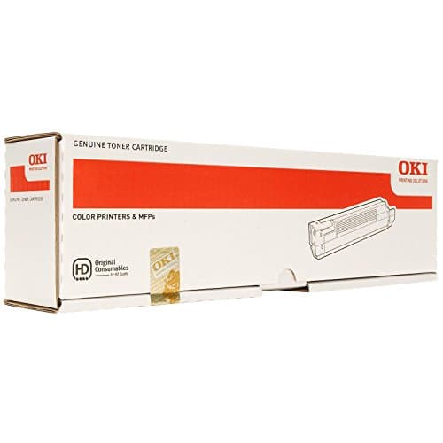 Image of OKI Laser Toner Cartridge Page Life 8000pp Black Ref 44059108