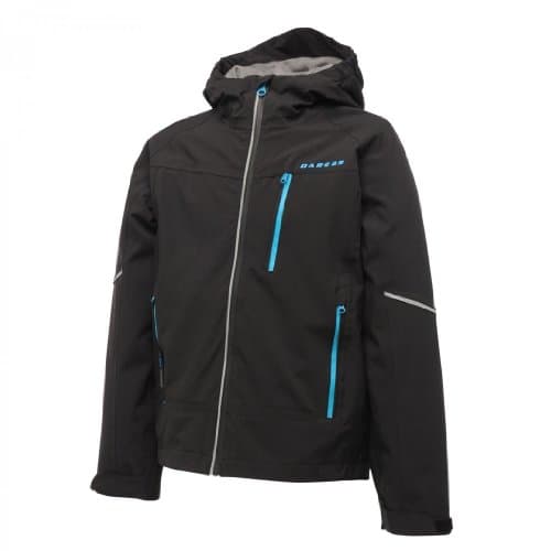 Image of Dare 2b Kids Absorb Waterproof Jacket - Black, Size 5-6