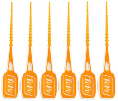 Image of TePe Easy Pick Interdental Brushes Orange Size XS/S Pack of 36