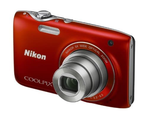 Image of Nikon COOLPIX S3100 Compact Digital Camera - Red (14MP, 5x Optical Zoom) 2.7 inch LCD (Renewed)
