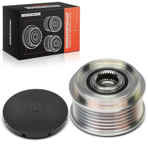 Image of Frankberg Alternator Freewheel Clutch Pulley with 6 grooves Compatible with Focus II Focus C-Max Focus Mondeo IV C-Max Tourneo Galaxy Transit S-Max Replace# 535009810
