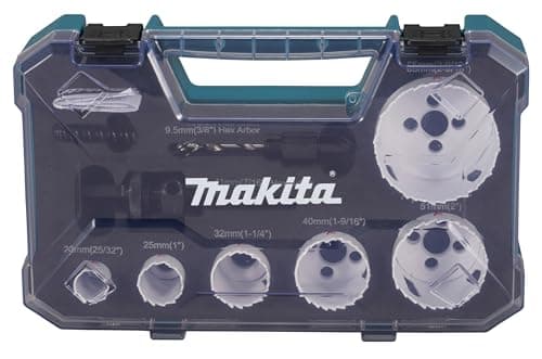 Image of Makita D-47139 8 Piece Electricians Holesaw Kit 1