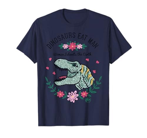 Image of Jurassic Park Dinos Eat Man Women Inherit The Earth T-Shirt