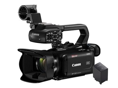 Image of Canon XA60 - A 1/2.3-Type CMOS 4K pro camcorder With advanced autofocus, 20x optical zoom plus 5-axis stabilisation, HDMI out and UVC Streaming BP-828 Battery Pack for HF G30