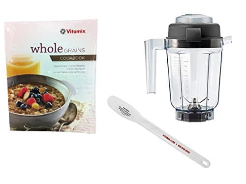 Image of Vitamix 0.9-Litre Dry Grains Container with Book and Spatula