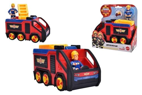 Image of Simba - Fireman Sam Junior Jupiter Truck - Firefighter Vehicle with Figure, 109252656038, +3 Years
