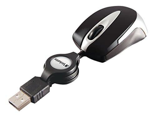 Image of Verbatim 99999 Go Mini - USB Optical Travel Mouse with Retractable Cable, black