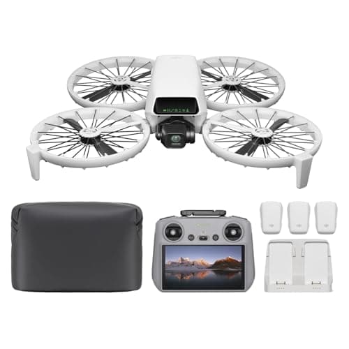 Image of DJI Flip Fly More Combo With RC 2 Screen Remote Controller, Drone With 4K UHD Camera for Adults, Palm Takeoff, Auto Return, Intelligent Flight, 3 Batteries for 93-Min Flight Time