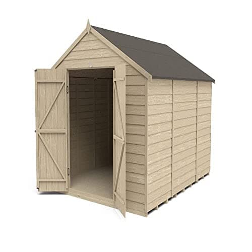 Image of Forest Garden 4LIFE Apex Shed 8x10 | Double Door | No Window|25 Year Anti-Rot Guarantee